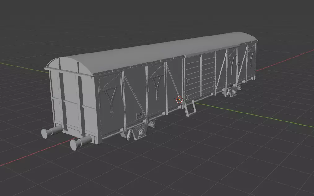 H0 1-87 scale Gbs 263 freight car 3D print model_0