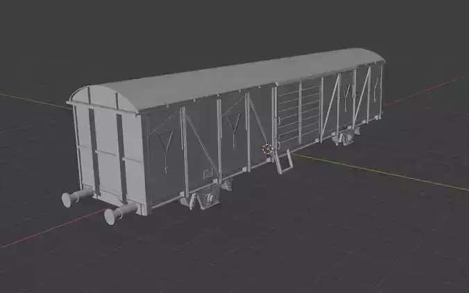 H0 1-87 scale Gbs 263 freight car 3D print model