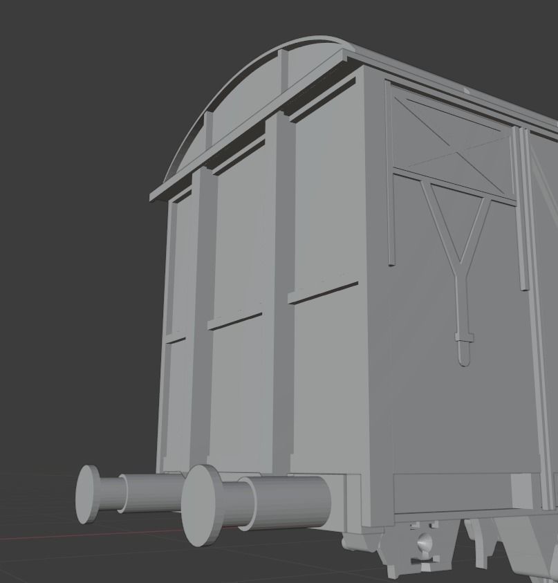 H0 1-87 scale Gbs 263 freight car 3D print model_7