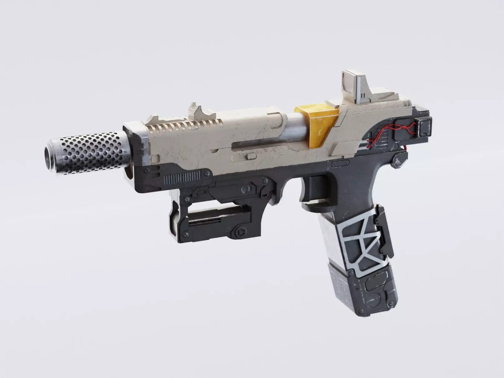 Handgun - Realistic Firearm  3D model_0