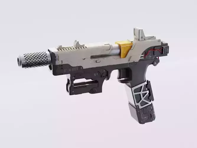 Handgun - Realistic Firearm  3D model