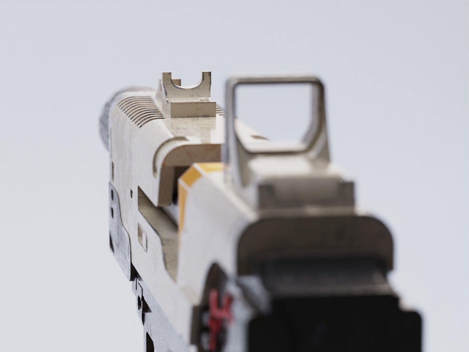 Handgun - Realistic Firearm  3D model_1