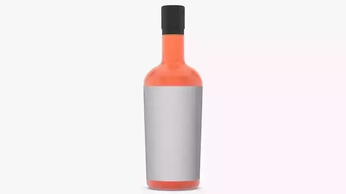 Liqueur Bottle  3D model