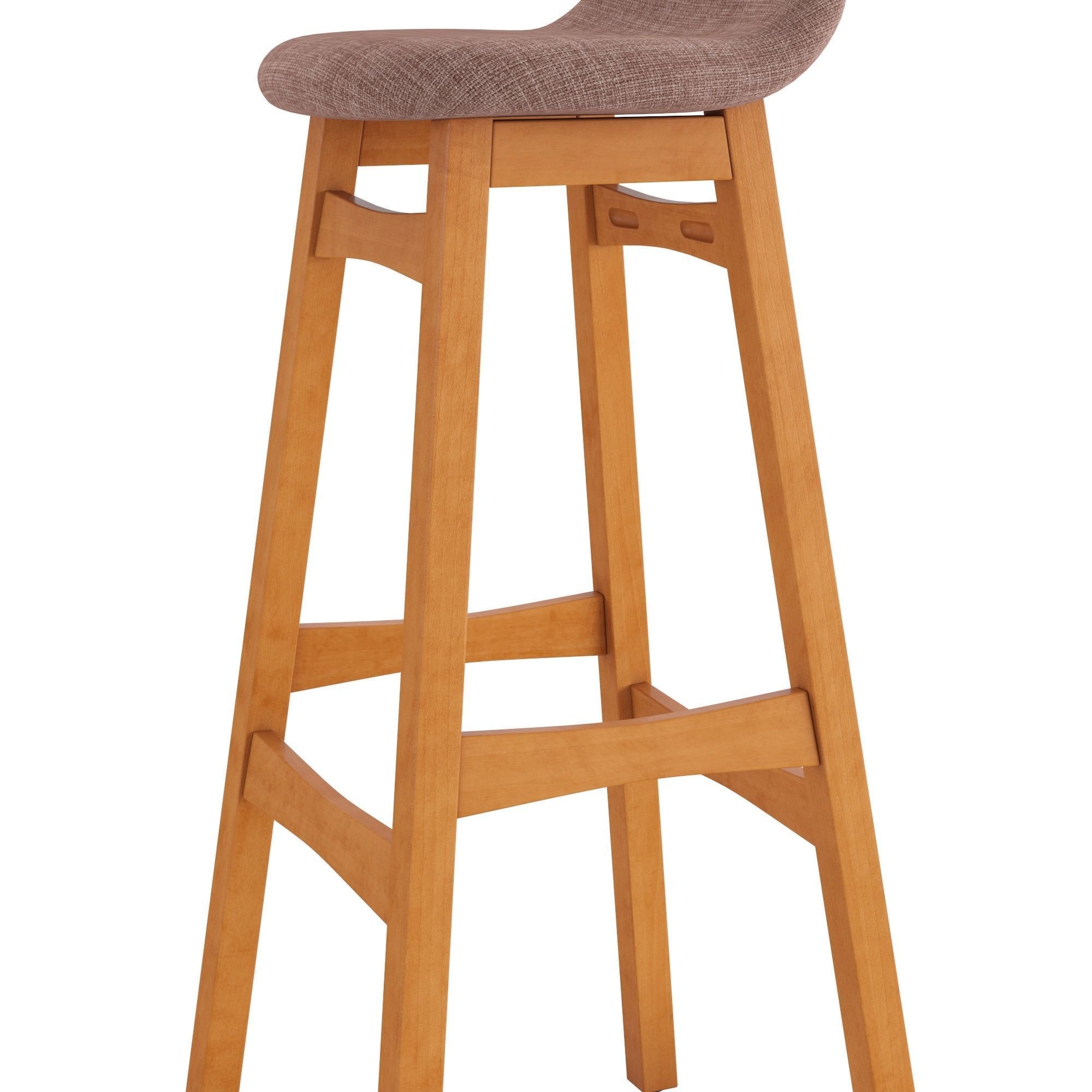 Bar Stool Trento 3D model_7
