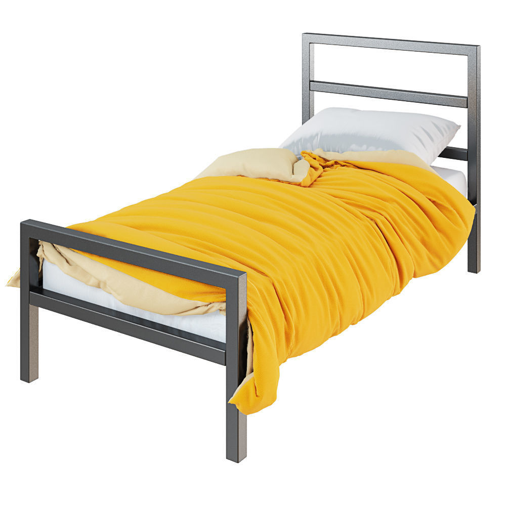 Parsons Bed 3D model_1