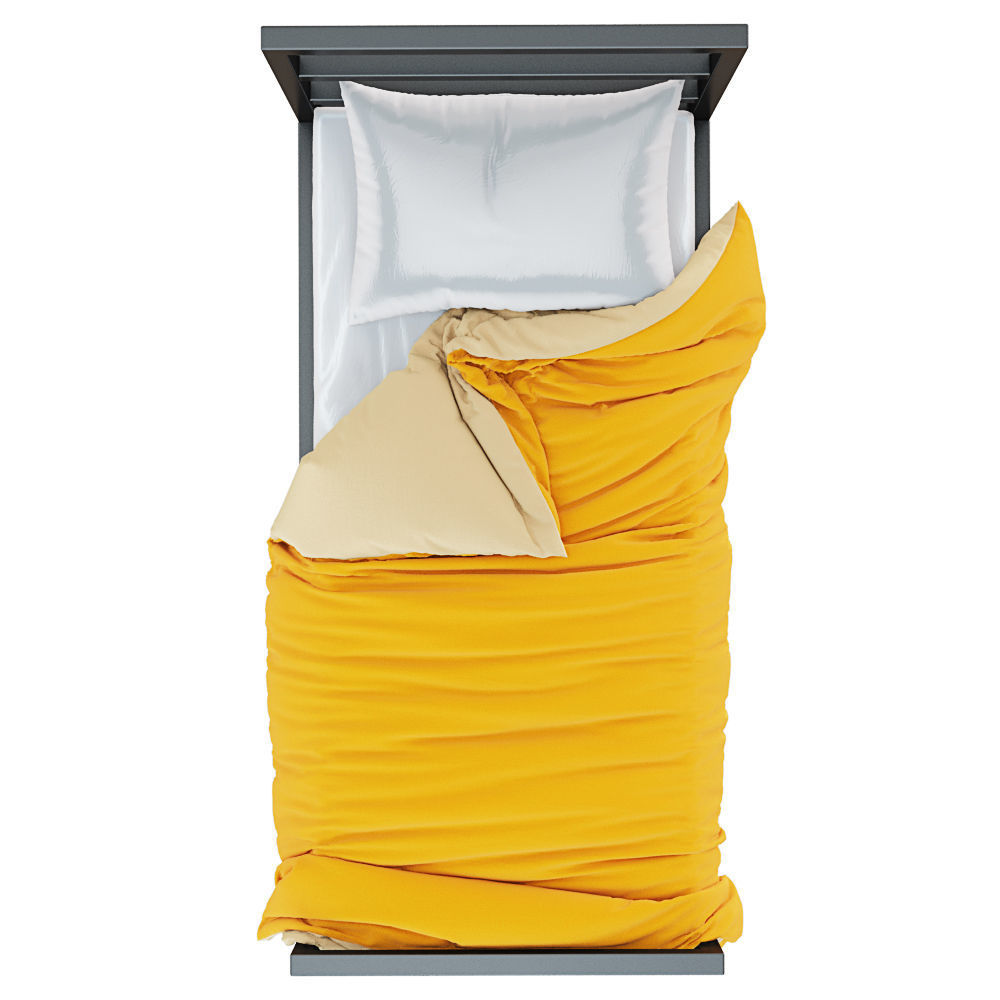 Parsons Bed 3D model_3