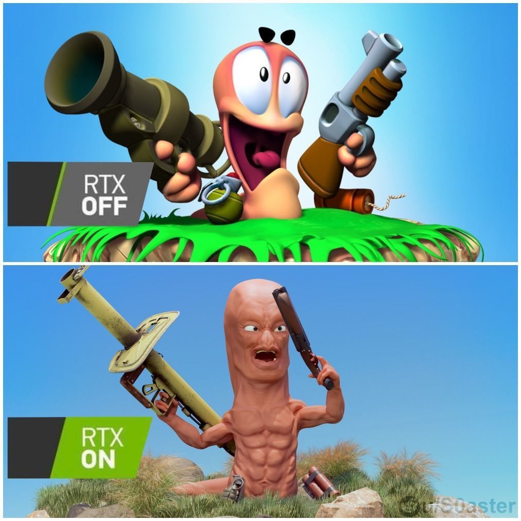 Realistic Worm - from the videogame series Worms Free low-poly 3D model_1