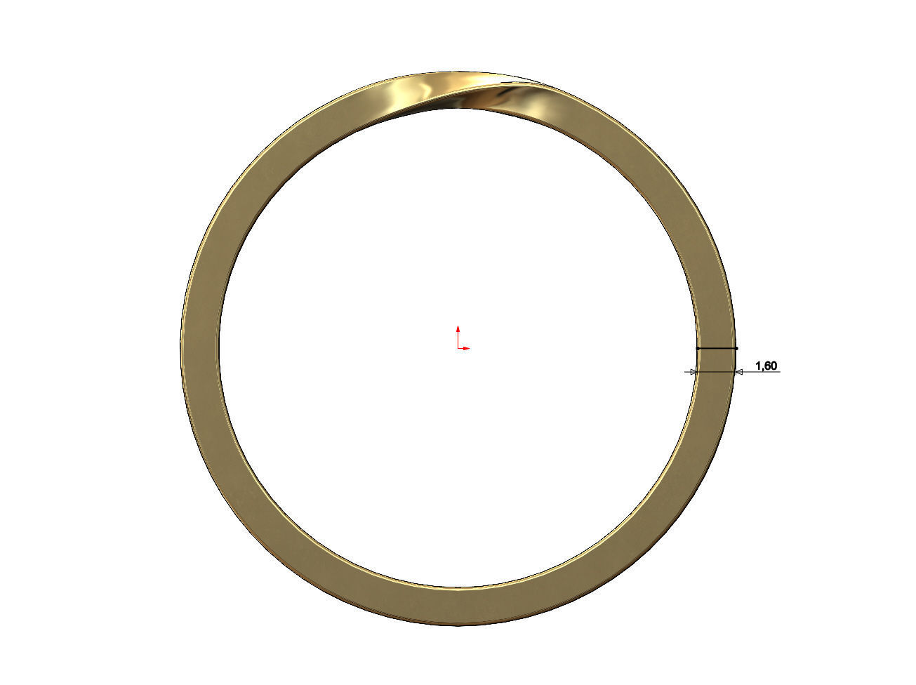 Twisted band US sizes 6to10 3D print model_7