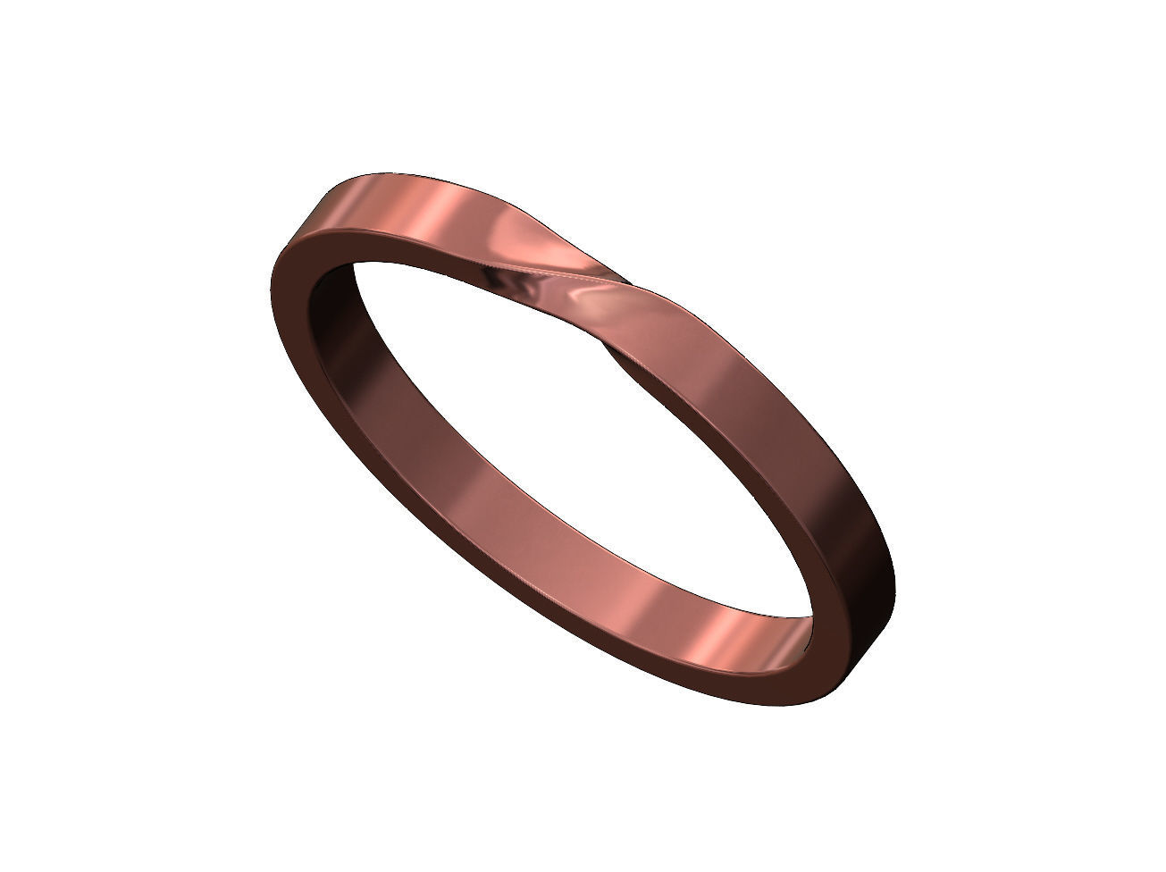 Twisted band US sizes 6to10 3D print model_10