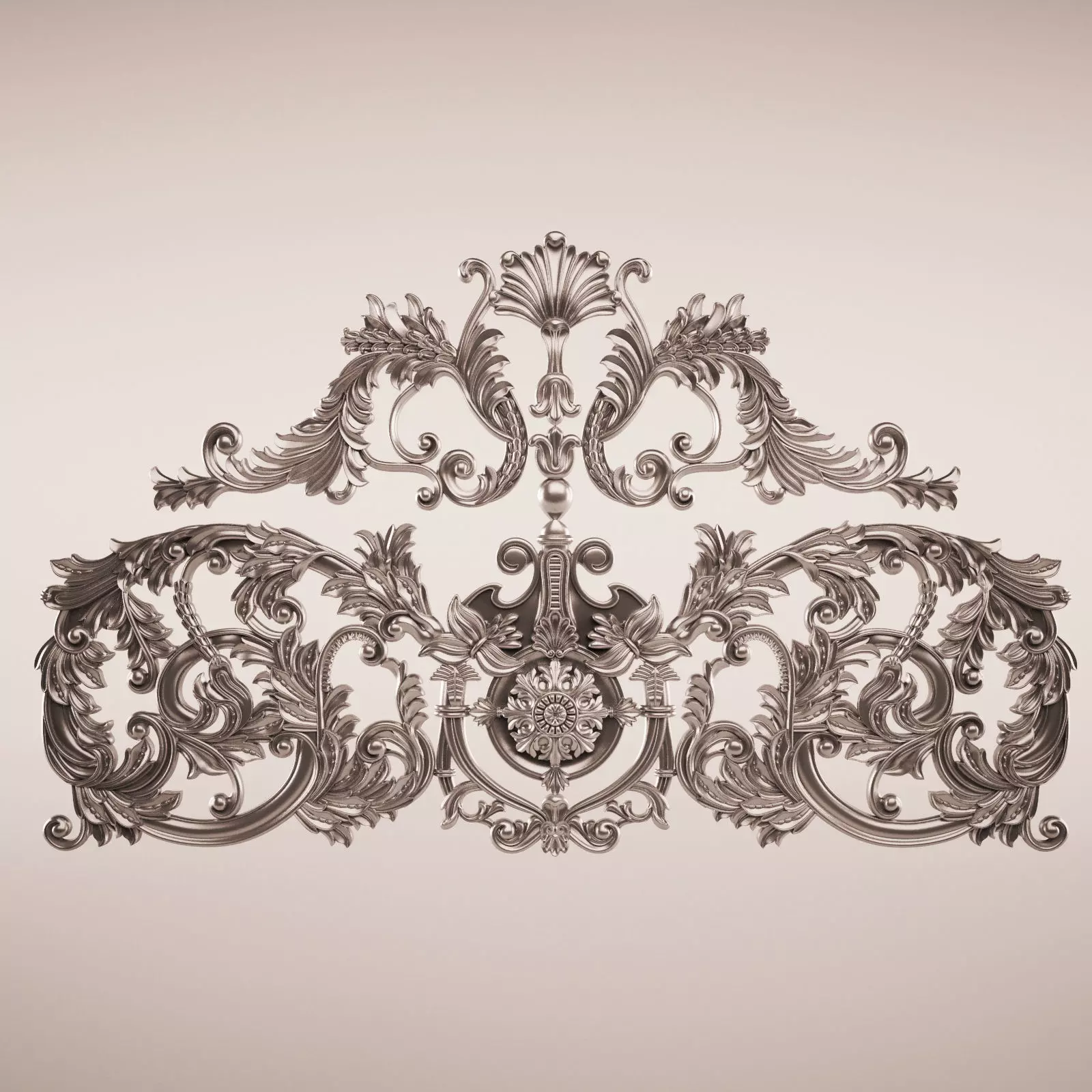 Luxury Fence 3D print model_0