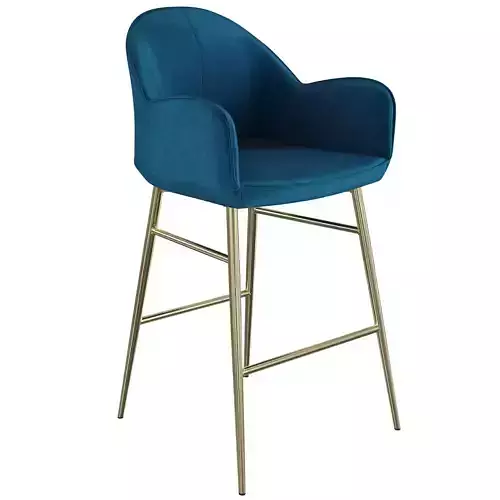 Semi-bar stool A175 3D model