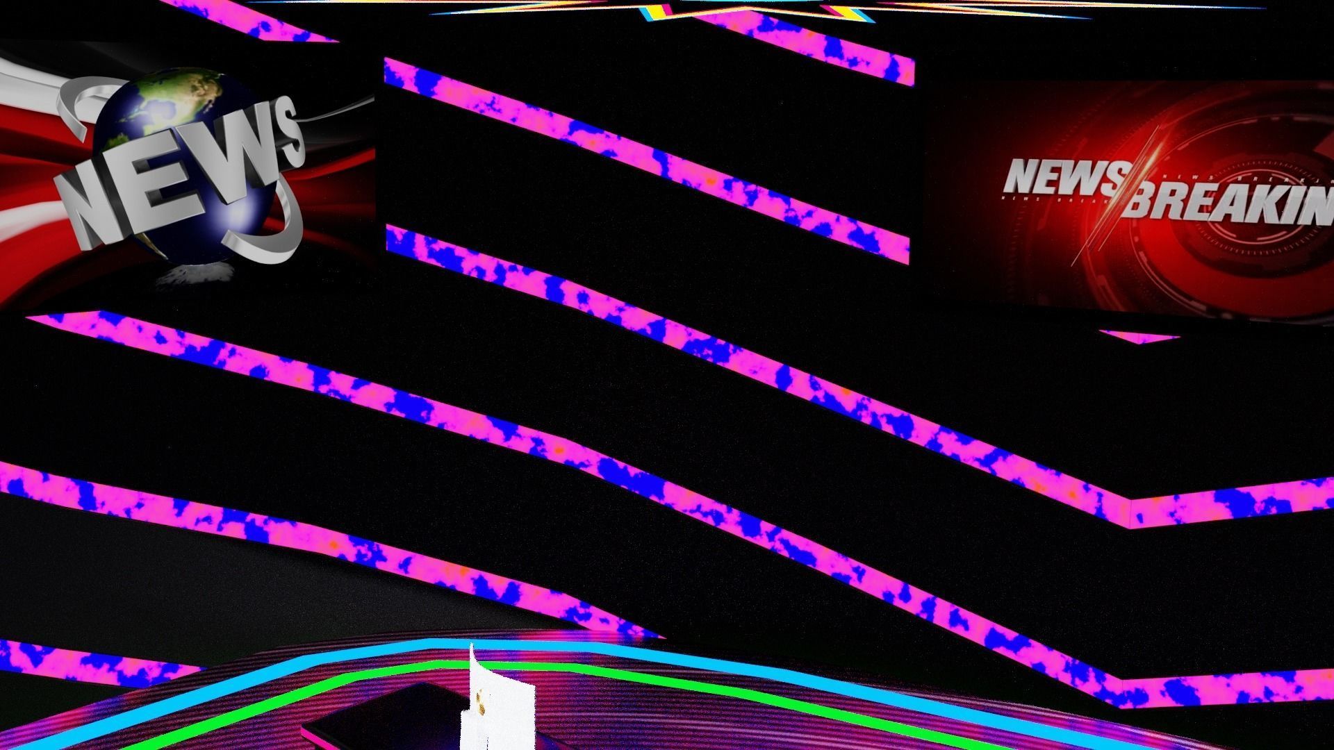 Virtual Brodcast Studio 3D model_16