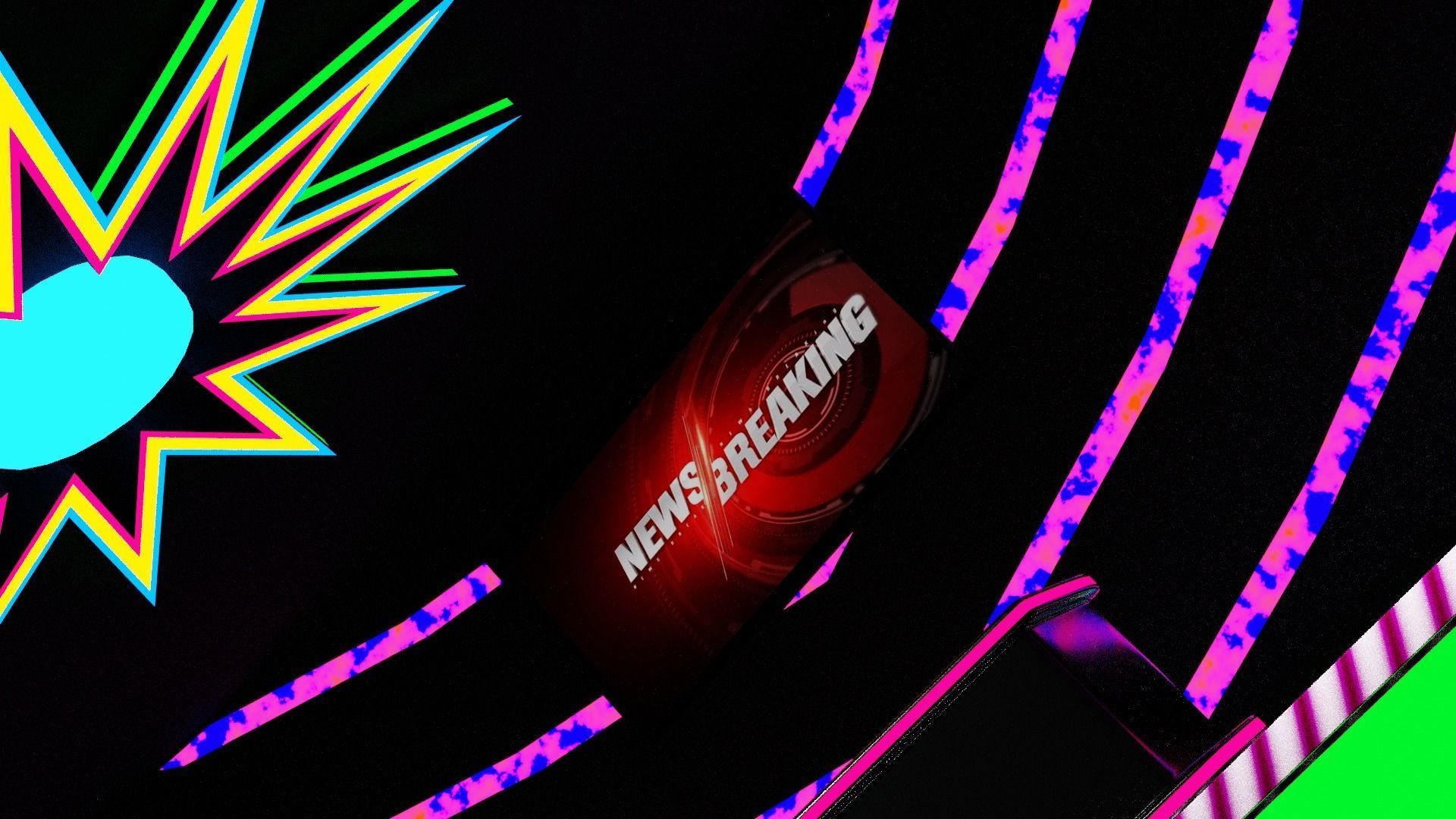 Virtual Brodcast Studio 3D model_7