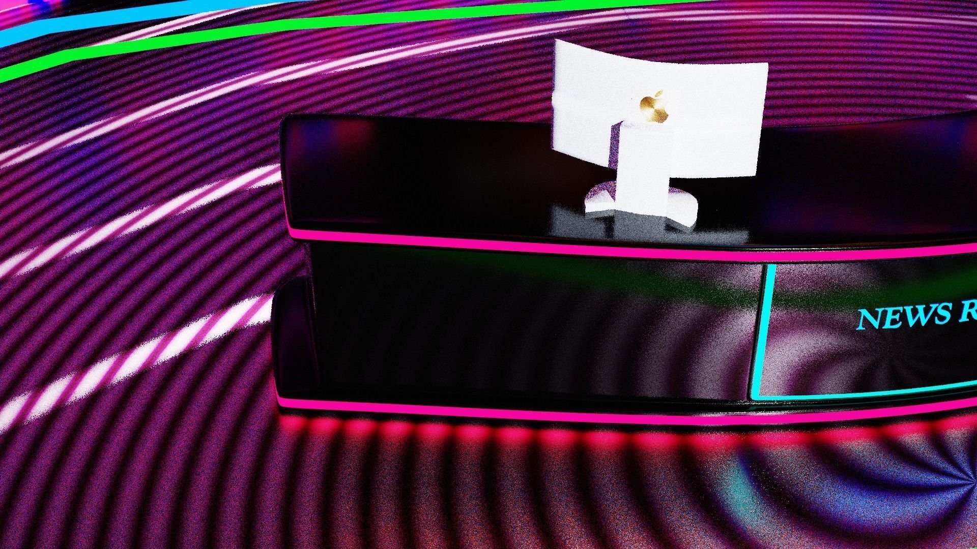 Virtual Brodcast Studio 3D model_15