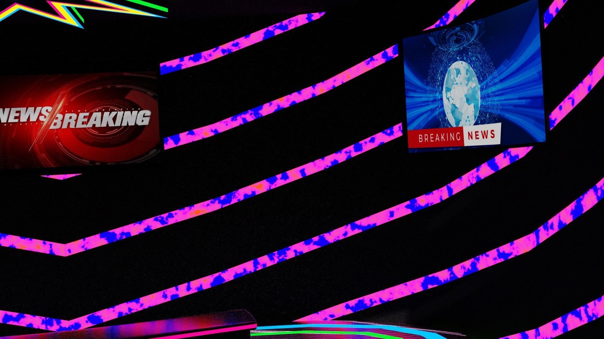 Virtual Brodcast Studio 3D model_10