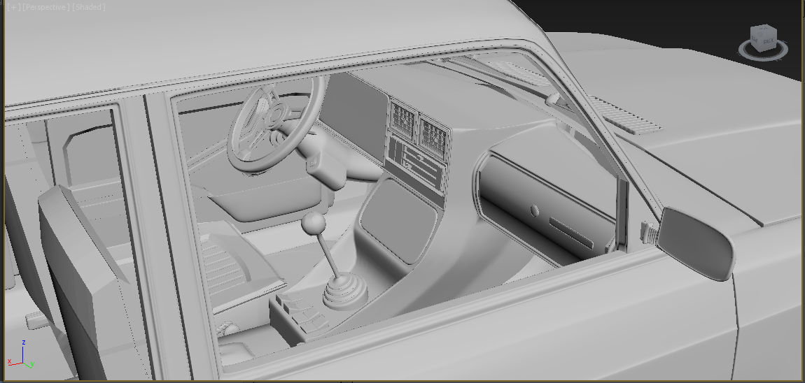 Vaz 2107 3D model_15