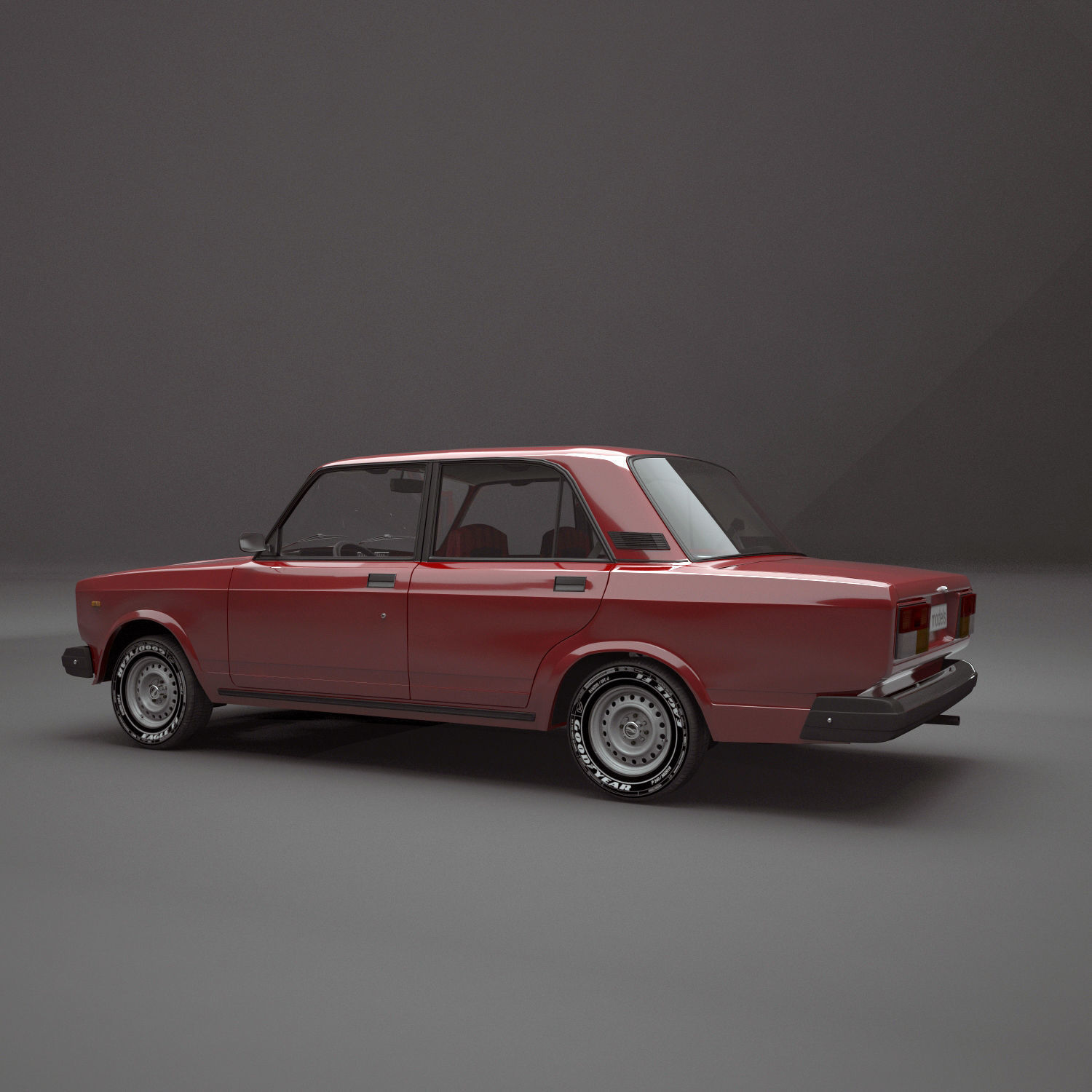 Vaz 2107 3D model_3