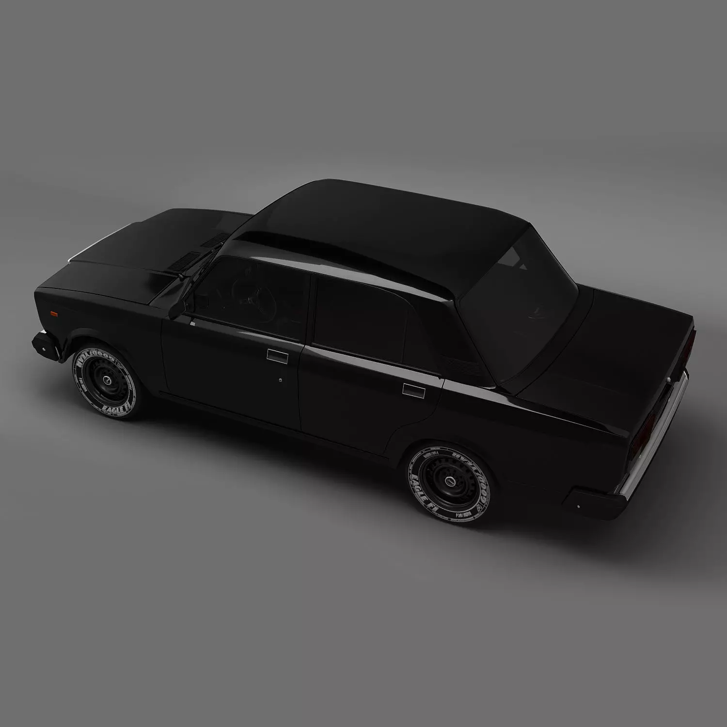 Vaz 2107 3D model_0