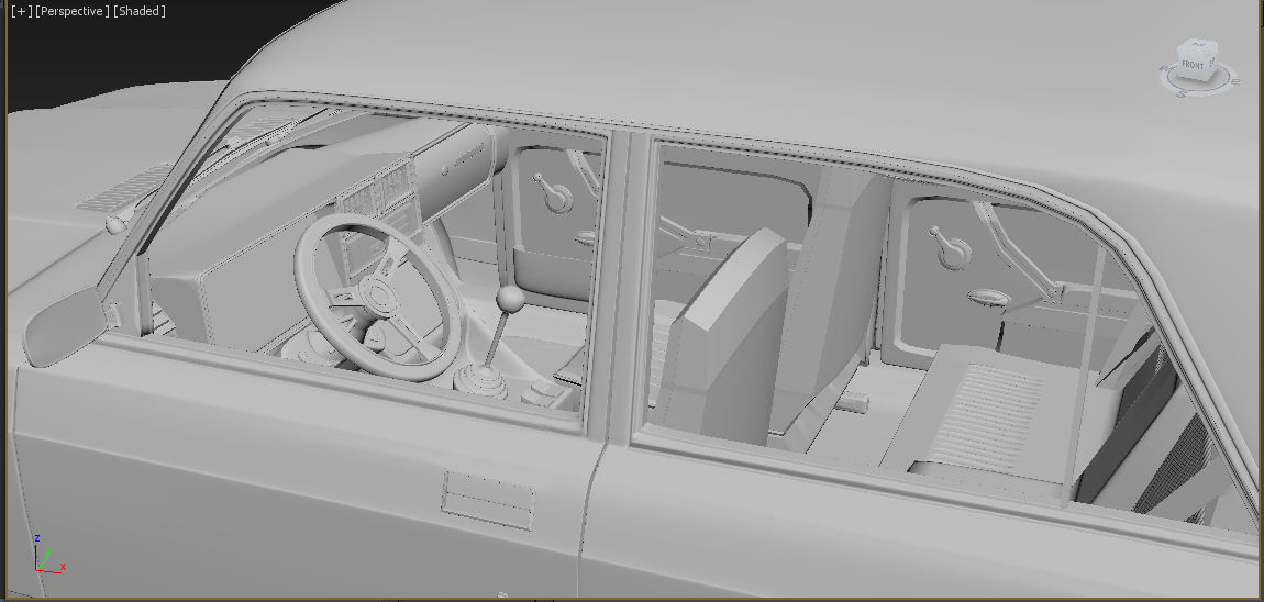 Vaz 2107 3D model_12