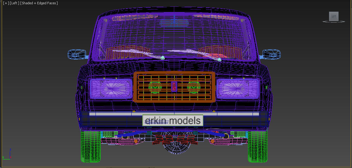 Vaz 2107 3D model_10