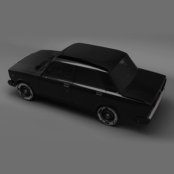 Vaz 2107 3D model_5