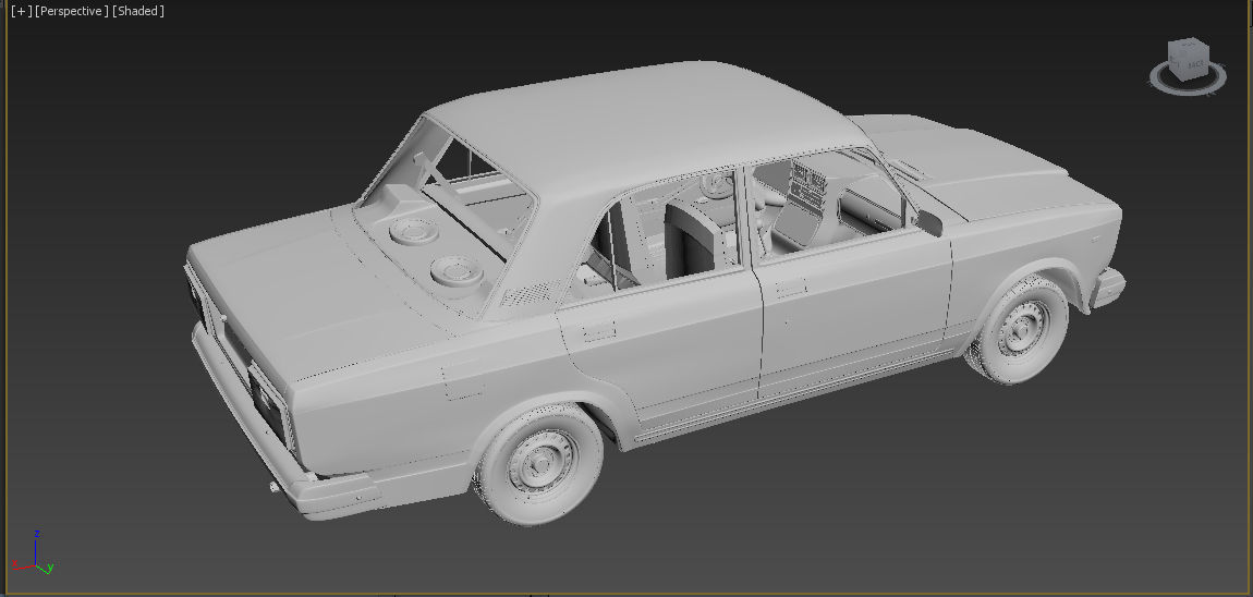 Vaz 2107 3D model_13