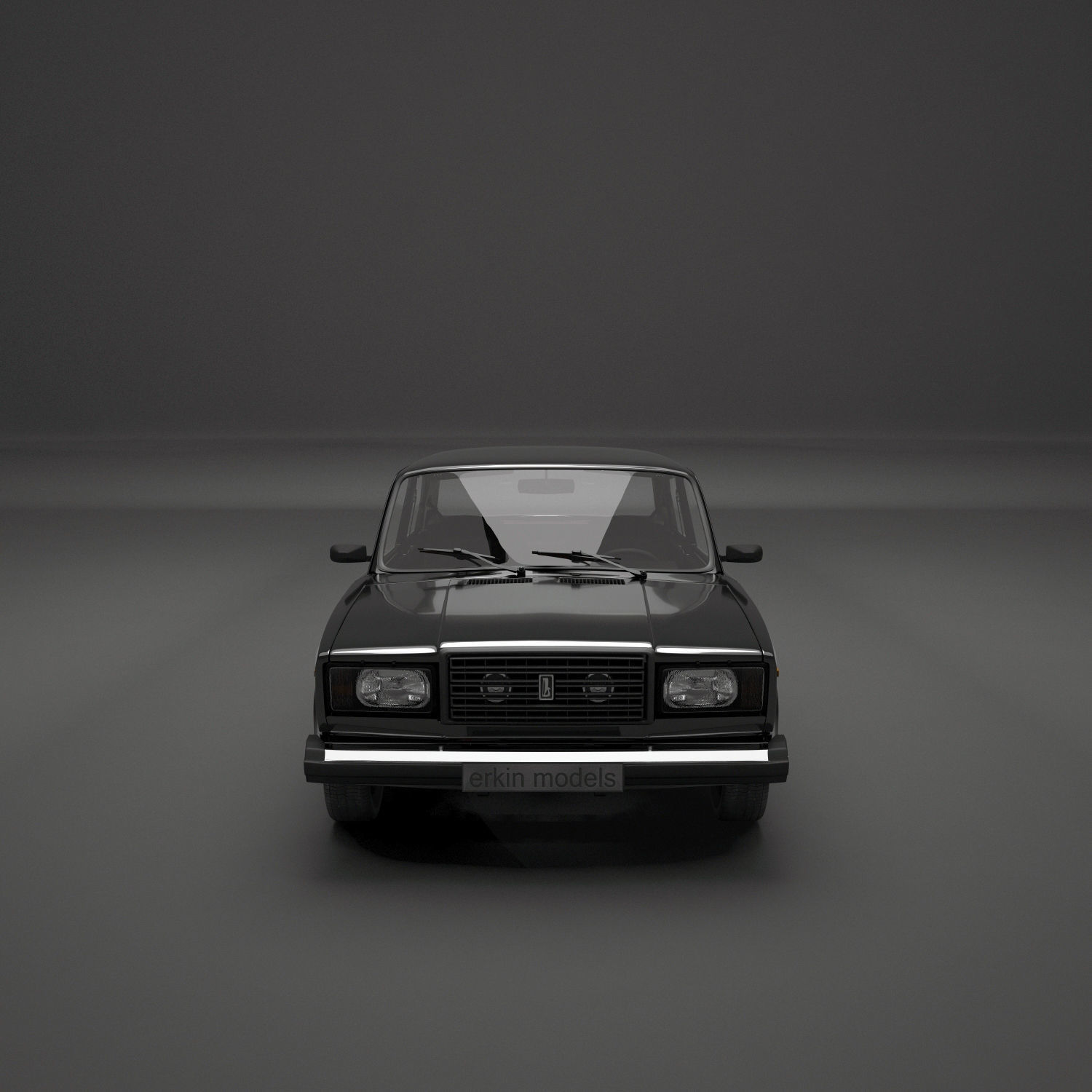 Vaz 2107 3D model_4
