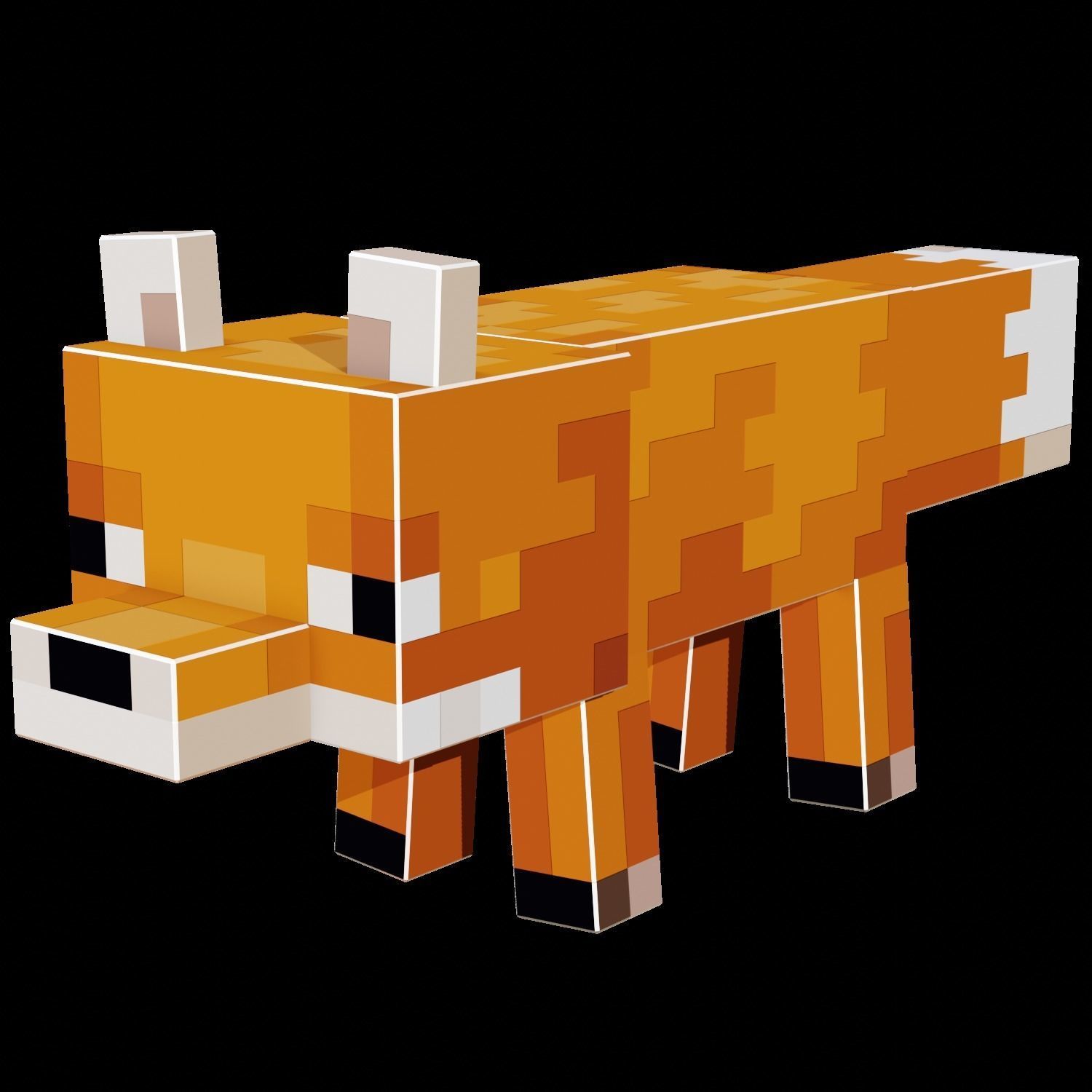 minecraft fox figure