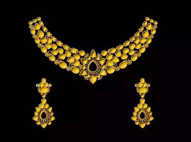 uncut daimond necklace