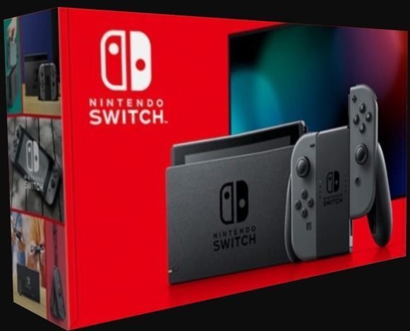Nintendo Switch Box Free low-poly 3D model_9