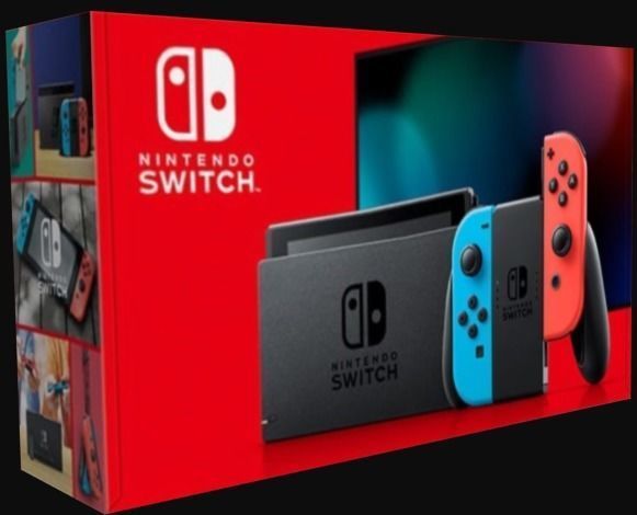 Nintendo Switch Box Free low-poly 3D model_10