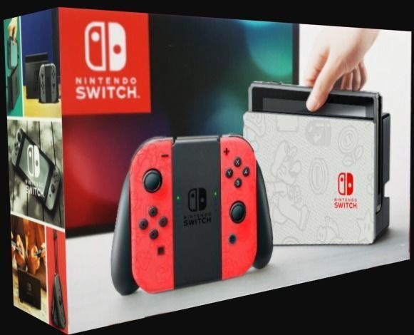 Nintendo Switch Box Free low-poly 3D model_11