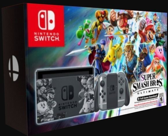 Nintendo Switch Box Free low-poly 3D model_7