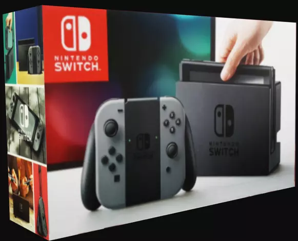 Nintendo Switch Box Free low-poly 3D model_0