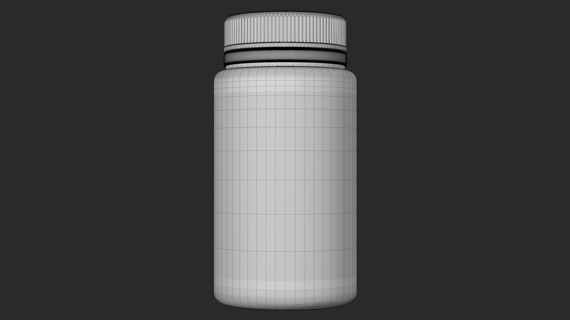 Vitamin Bottle 3D model_6