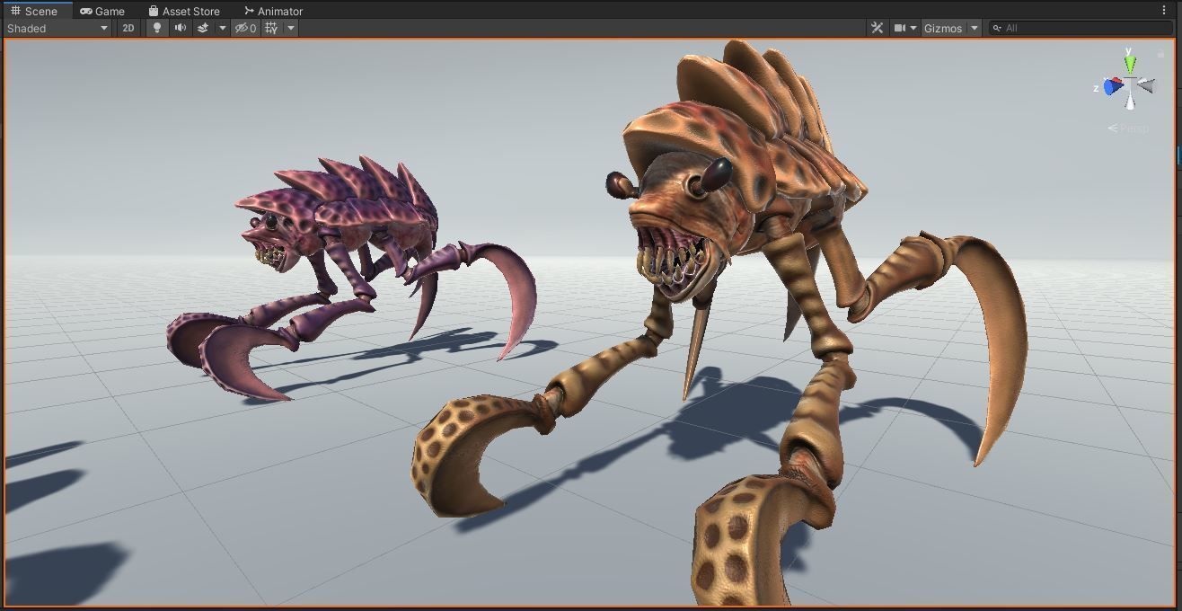 Shell Monster Low-poly 3D model_21