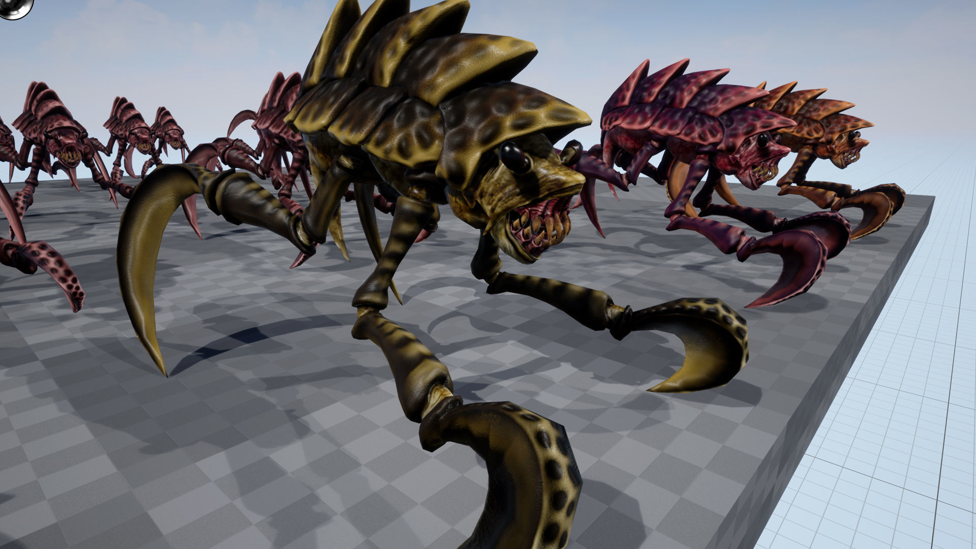 Shell Monster Low-poly 3D model_19