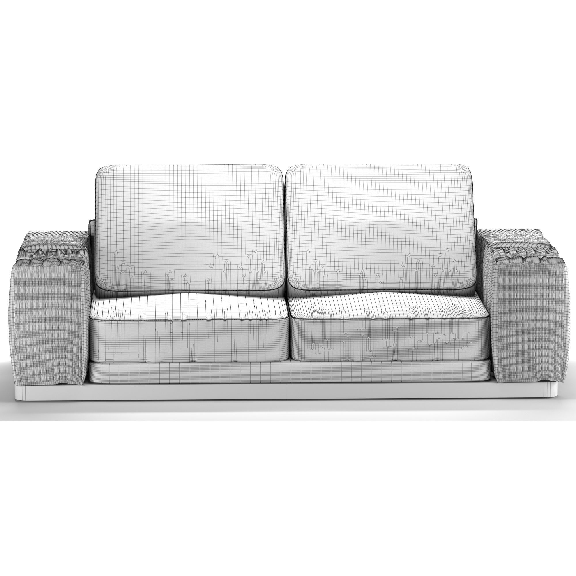 charisma sofa giorgio callection Low-poly 3D model_4
