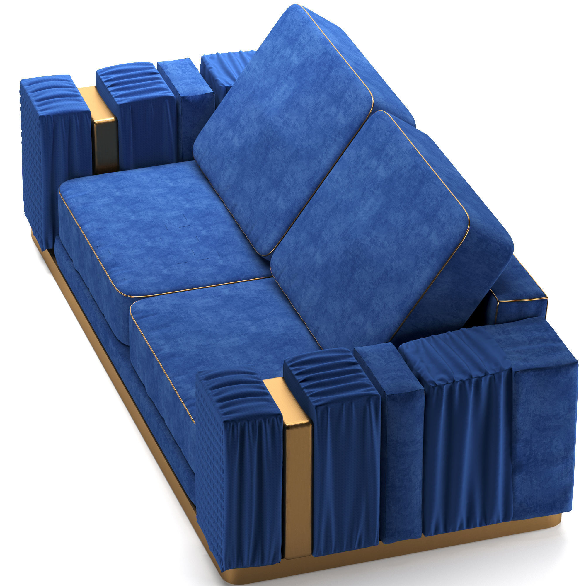charisma sofa giorgio callection Low-poly 3D model_2