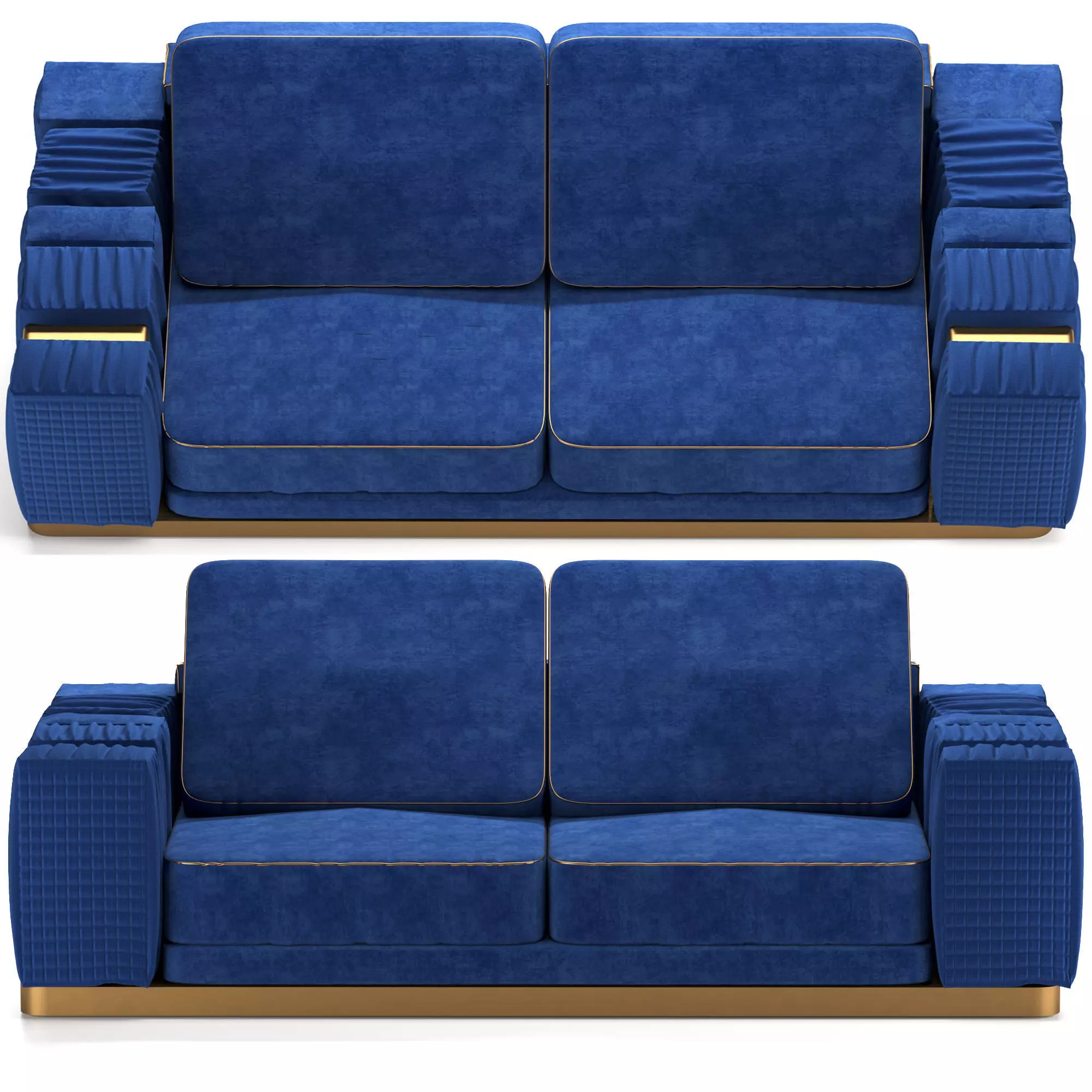 charisma sofa giorgio callection Low-poly 3D model_0