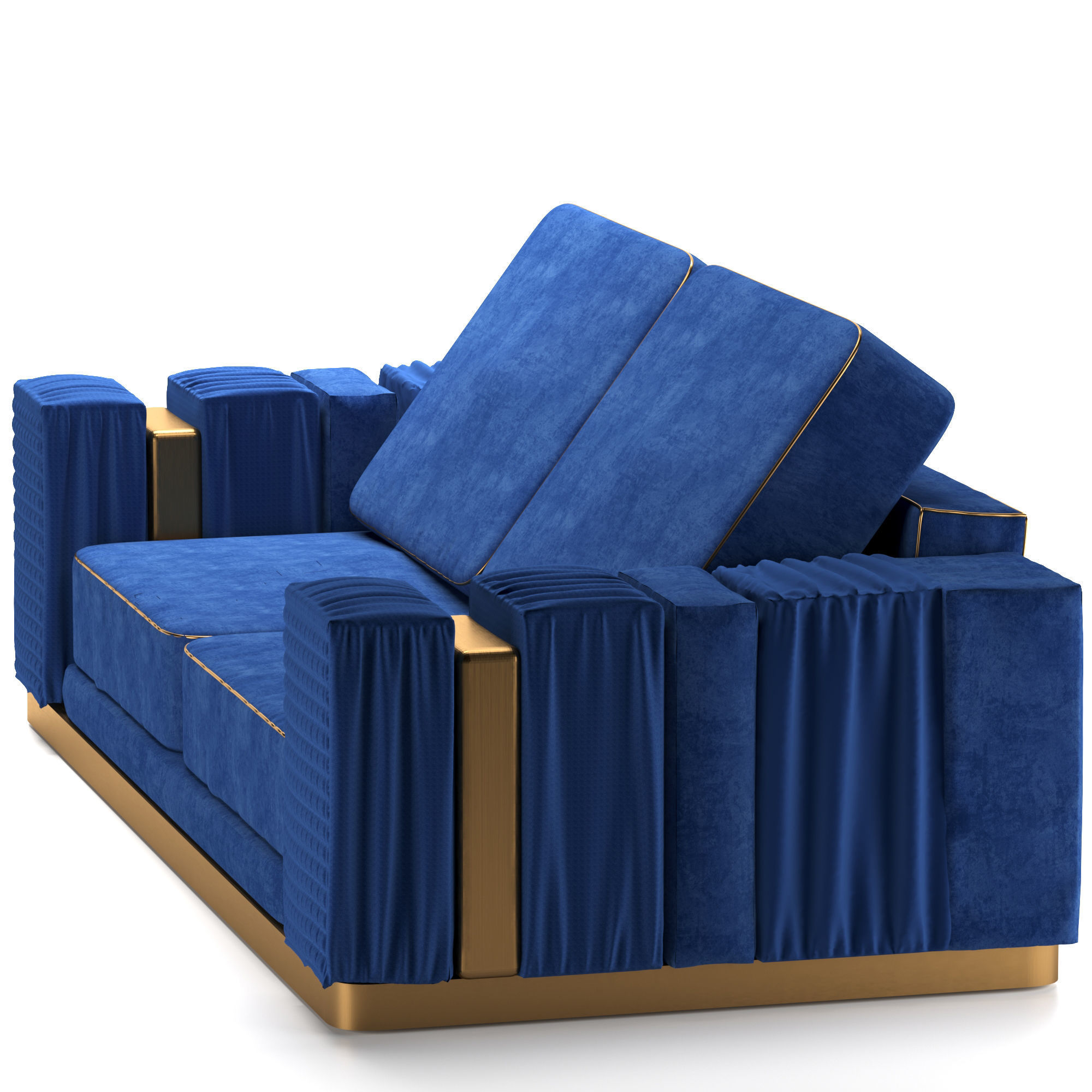 charisma sofa giorgio callection Low-poly 3D model_1