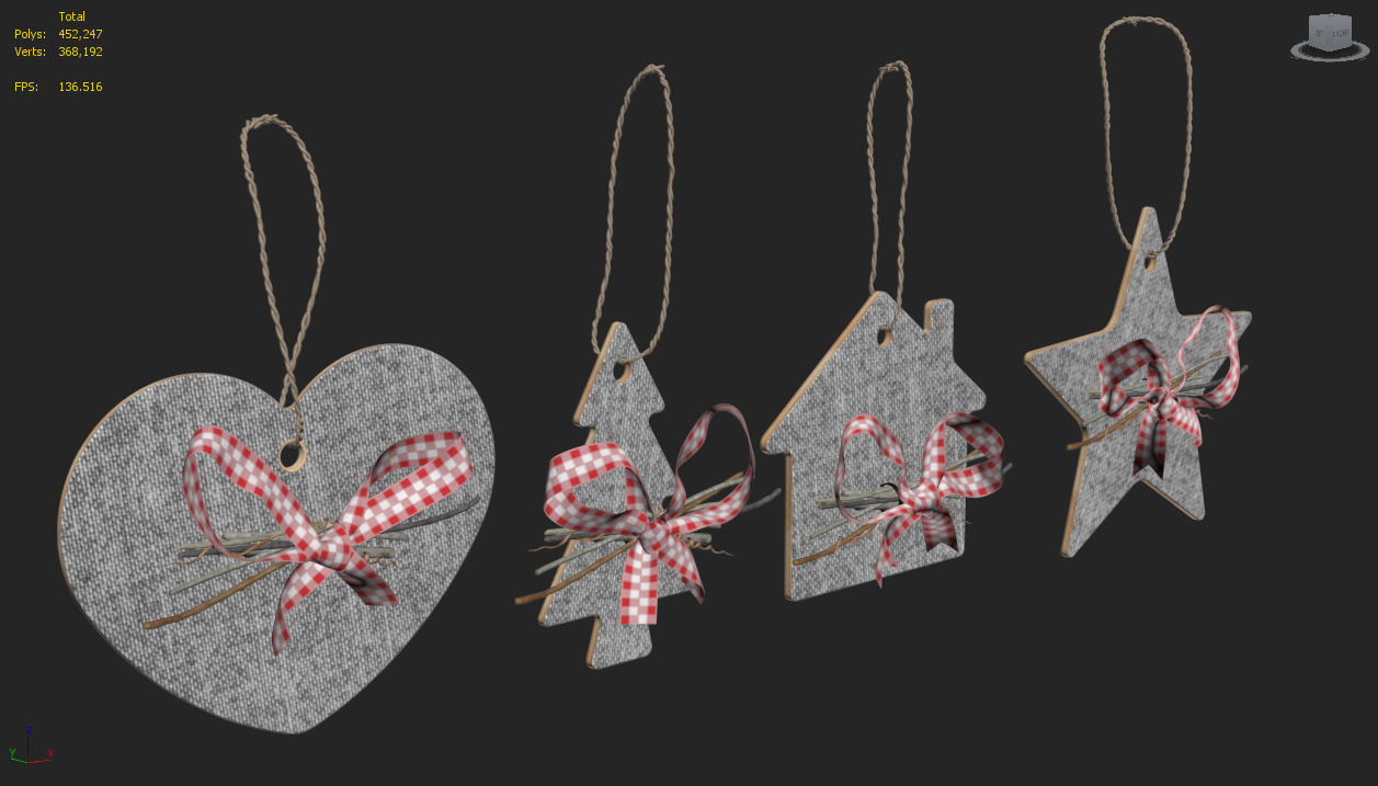 Christmas decoration 3D model_10