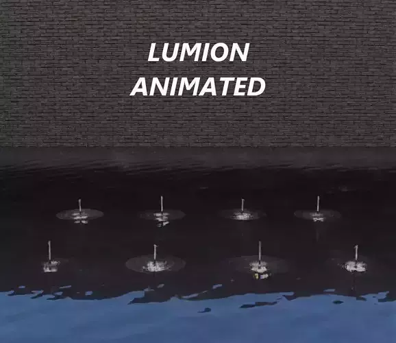 Lumion fountain - animated