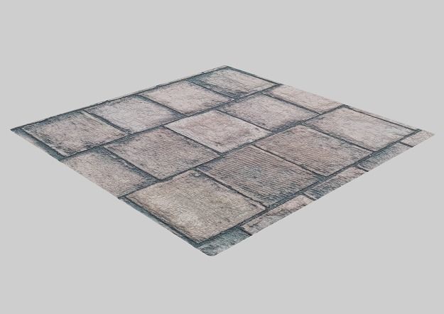 Realistic Roof Top Floor Low-poly 3D model_2