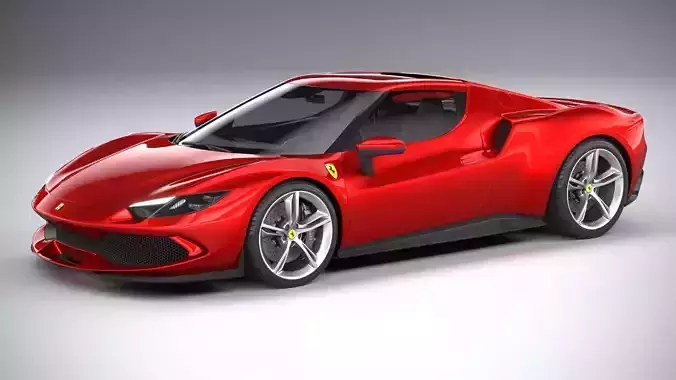Ferrari 296 GTB 2022 3D model