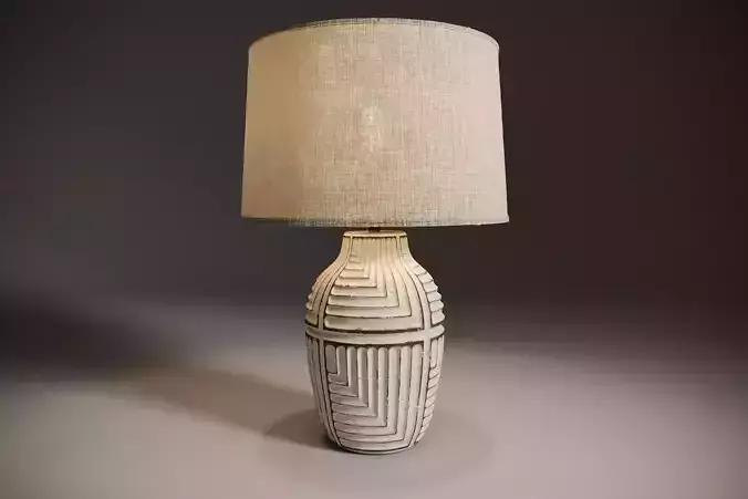 Himba Textured Abstract Table Lamp