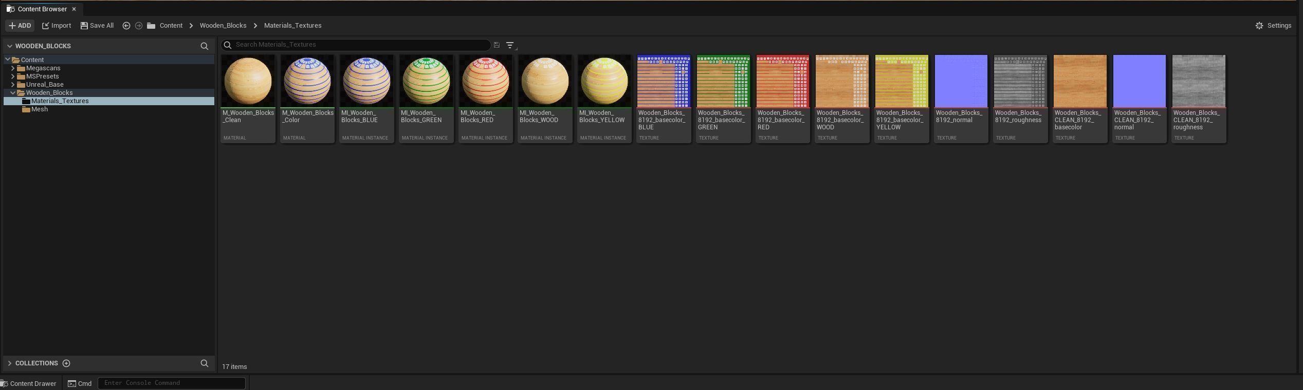 Wooden Blocks - Alphabet and Numbers - Unreal Engine Low-poly 3D model_27