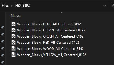 Wooden Blocks - Alphabet and Numbers - Unreal Engine Low-poly 3D model_21