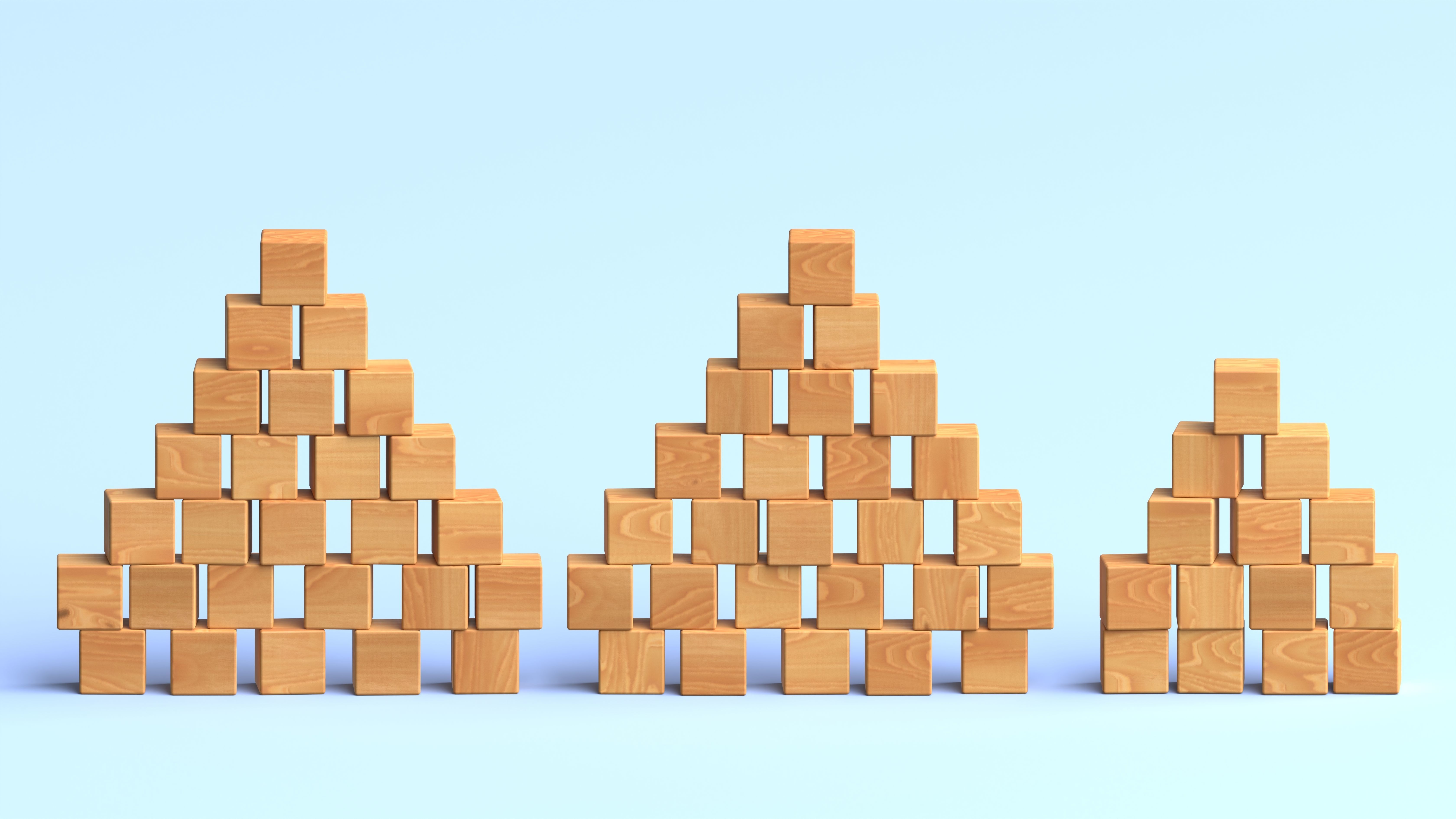 Wooden Blocks - Alphabet and Numbers - Unreal Engine Low-poly 3D model_7