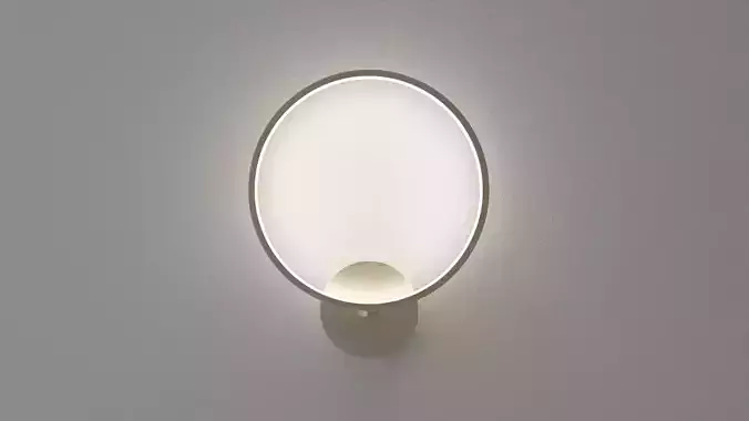 CHEAP MODELZ  Golden circle wall lamp 3D model
